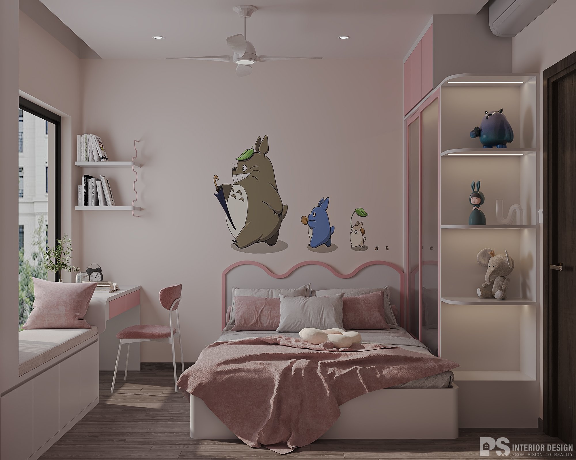 Thiết kế thi công nội thất căn hộ Diamond Alnata Plus sang trọng