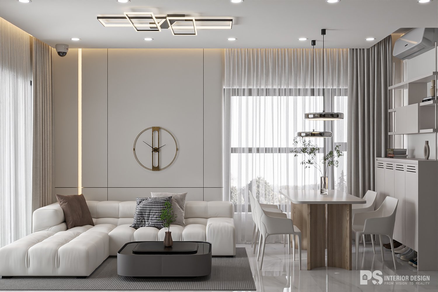 Sơn nhà màu trắng có đẹp không?