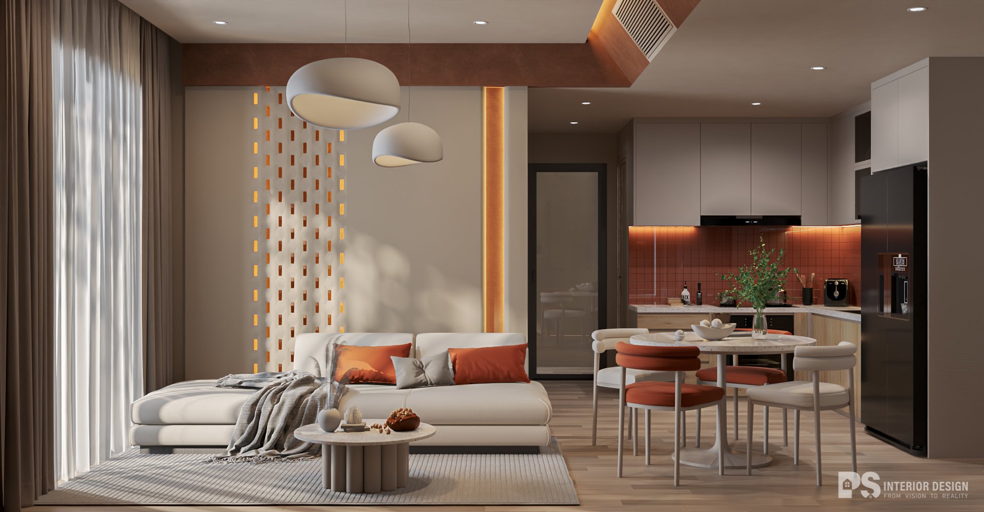 thiết kế nội thất chung cư hiện đại