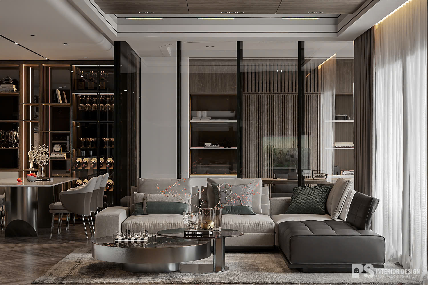 thiết kế thi công nội thất nhà phố The Meadow Bình Chánh đẹp